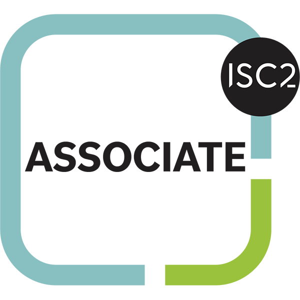 Associate of ISC2 badge image. Issued by ISC2